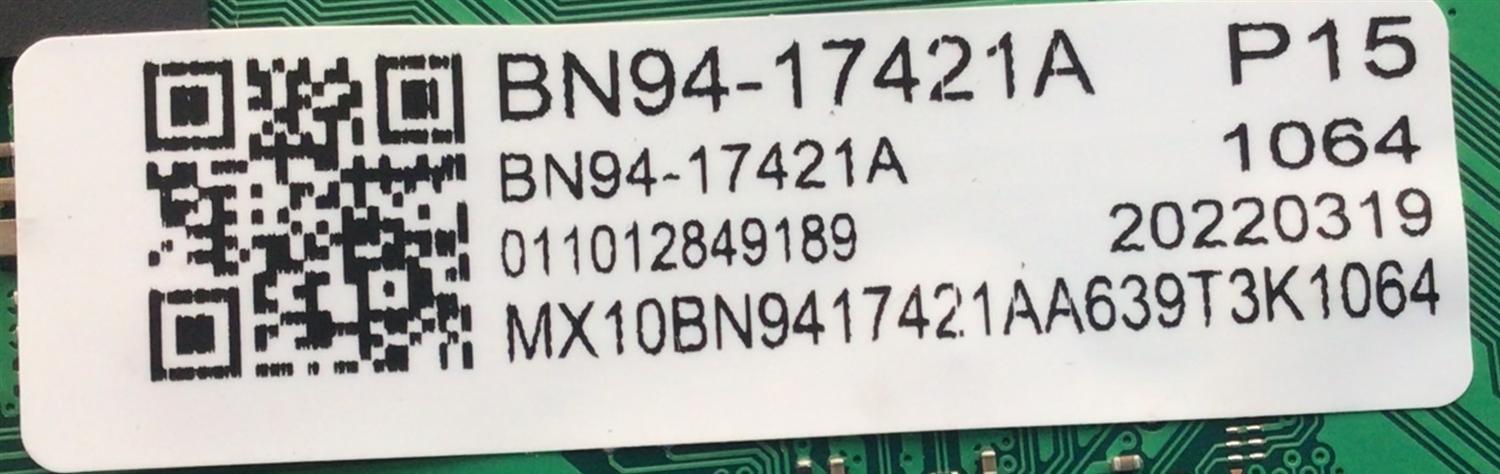 LED DRIVER PARA TV SAMSUNG / NUMERO DE PARTE BN94-17421A / BN41-02998A / BN97-19365A / BN9417421A / 17421A / NUMERO DE PANEL CY-TB085JLAV1H / DISPLAY BN96-54608A / T750MVR03.0 / MODELO QN85QN900BFXZA - Imagen 3